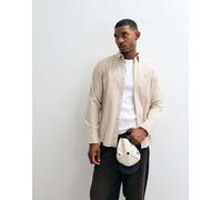 GANT camicia regular fit in velluto a coste beige-Neutro 46