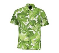 Gant - Camicia verde a maniche corte con logo - - Shirts - Uomo - Verde - S
