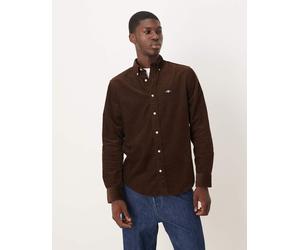GANT - Camicia vestibilità classica marrone con logo a scudo 50