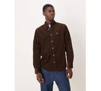 GANT - Camicia vestibilità classica marrone con logo a scudo 58