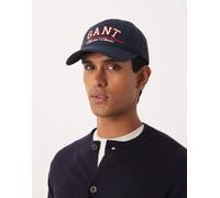 GANT - Cappellino con visiera blu navy con logo a stemma One Size