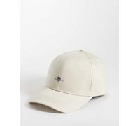 GANT - Cappellino in twill di cotone beige con logo a scudo-Neutro One Size