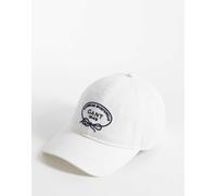 GANT - Cappellino in twill di cotone bianco guscio d'uovo con logo vintage One Size