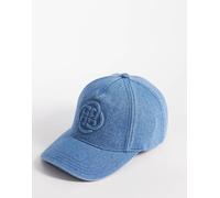 GANT - Cappellino stile college in denim blu spazzolato One Size