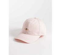 GANT - Cappello con visiera in twill di cotone rosa chiaro con logo a scudo One Size