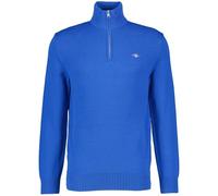 Gant Casual Cotone Mezza Zip, Lapis Blu, XL