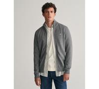 Gant Casual Full Zip Sweater Grigio M Uomo