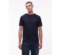 GANT - Central - T-shirt blu navy con logo stile college sul petto 50