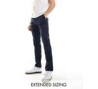 GANT - Chino slim stretch in twill di cotone blu navy W42 L32