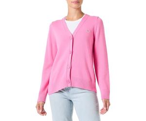 GANT Classic Cotton Cardigan, Rosa Caramella, S