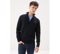 GANT - Classic Cotton Half Zip Nero - Abbigliamento XXL Nero