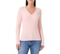 GANT Collo a V in Cotone Elasticizzato, Peony Pink, M
