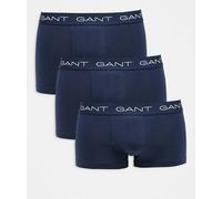 GANT - Confezione da 3 boxer aderenti blu navy S