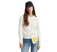 GANT COTTON C NECK TESSUTO, Eggshell, L