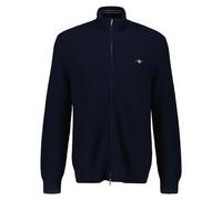 Gant Cotton Micro Textured Zip Cardigan Maglione Cardigan Uomo (Pacco da 1)