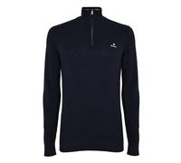 GANT COTTON PIQUE HALFZIP, Maglione Uomo, Blu ( EVENING BLUE ), XXL