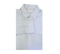 Gant Diamante G Uomo Aderente Chambray Muffin Camicia 389102 Taglia M Nwt