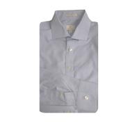 Gant Diamante G Uomo Micro Righe Aderente Aperto Camicia 303837 Misura 40 Nwt