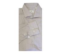 GANT DIAMOND G Camicia A Collo Spalmato Fitted Mini Dot Taglia M $225 NWT