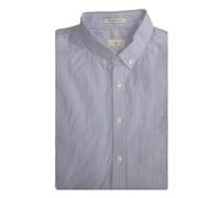 Gant Diamond G Camicia Oxford A Righe Fitted BD 303722 Taglia Media NWT