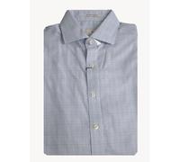Gant Diamond G Camicia Stretch Fitted Blu Hamptons 3051206 Taglia 40 NWT