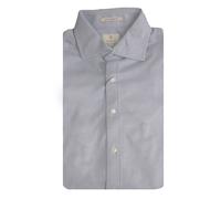 GANT DIAMOND G Maglietta A Righe Pique Sky Fitted Taglia M NWT