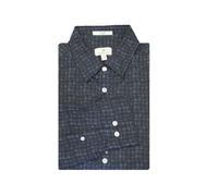 Gant Diamond G Mini Square Print Fitted Hidden Bd 3050162 Taglia M $225 NWT