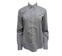 Gant Donna Medievale Blu Co-Pop Camicia Elasticizzata 431938 Misura 10