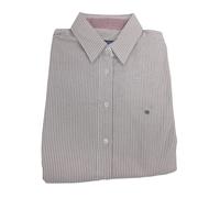 Gant Donna Rosso Scuro Elasticizzato Oxford Classico Righe Maglia 432183 8