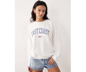 GANT - East Coast - Maglione oversize bianco L