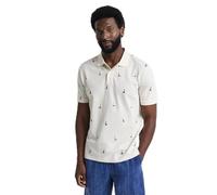 GANT Embroidered Graphic Polo, Crema, M Uomo