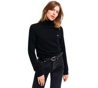 GANT Extra fine Lambswool Rollneck Pullover, Nero, M Donna