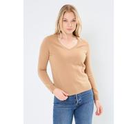 GANT - Extrafine Lambswool V-Neck Beige - Abbigliamento L Beige