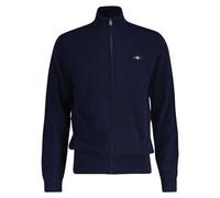 Gant Extrafine Lambswool Zip Cardigan, Blu Marino, XXXXL