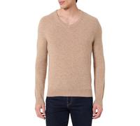 GANT Extrafine Lana di Agnello con Scollo a V, Dk. Sand Melange, 3XL