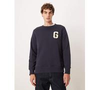 GANT - Felpa blu navy con logo G stile college 46