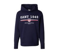 GANT Felpa blu scuro / rosso / bianco perla Uomo GANT L blu scuro / rosso / bianco perla