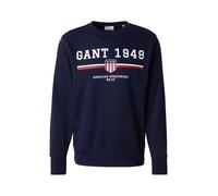 GANT Felpa blu scuro / rosso / bianco Uomo GANT S blu scuro / rosso / bianco