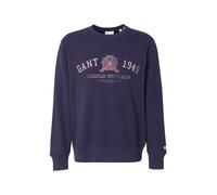 GANT Felpa blu scuro / rosso / offwhite Uomo GANT M blu scuro / rosso / offwhite