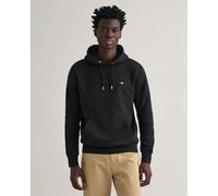 GANT Felpa con cappuccio Reg Shield Hoodie Uomo Nero Taglia M