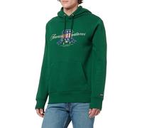 GANT Felpa con Cappuccio, Verde Foresta, M