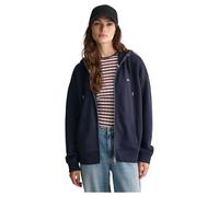 GANT - Shield Zip Hoodie Blu - Abbigliamento S Blu