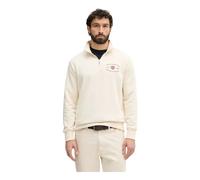 Gant - Felpa con zip e colletto alla coreana - - Sweatshirts & Hoodies - Uomo - Beige - XL