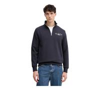 Gant - Felpa con zip e colletto alla coreana - - Sweatshirts & Hoodies - Uomo - Blu - 2XL