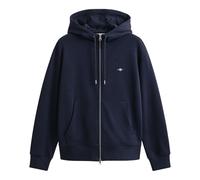 Gant - Felpa con zip Shield - - Sweatshirts & Hoodies - Donna - Blu - S