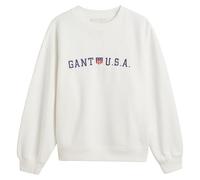 GANT Felpa da Donna Shield USA C-Neck Sweat, Eggshell, XL