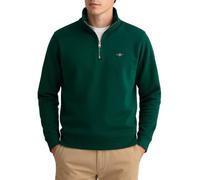 GANT Felpa da Uomo Reg Shield Half Zip Sweat, Verde Foresta, XL