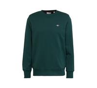 GANT Felpa grigio argento / abete / rosso Uomo GANT M grigio argento / abete / rosso