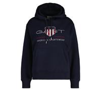 GANT Felpa marino / grigio / rosso / bianco Donna GANT XL