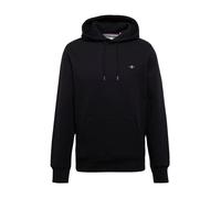 GANT REG SHIELD HOODIE, Felpa con cappuccio Uomo, Nero ( BLACK ), XXL
